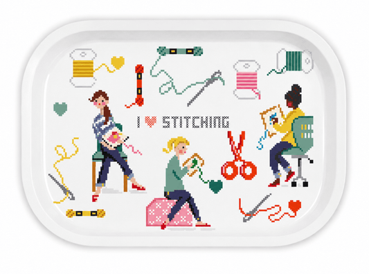 I Love Stitching (Stitch Club) Catchall Tray