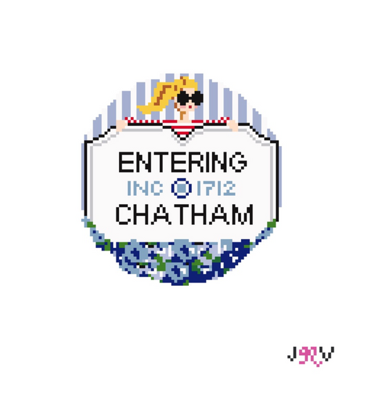 Needlepoint Canvases - East Coast Girls Ornaments
