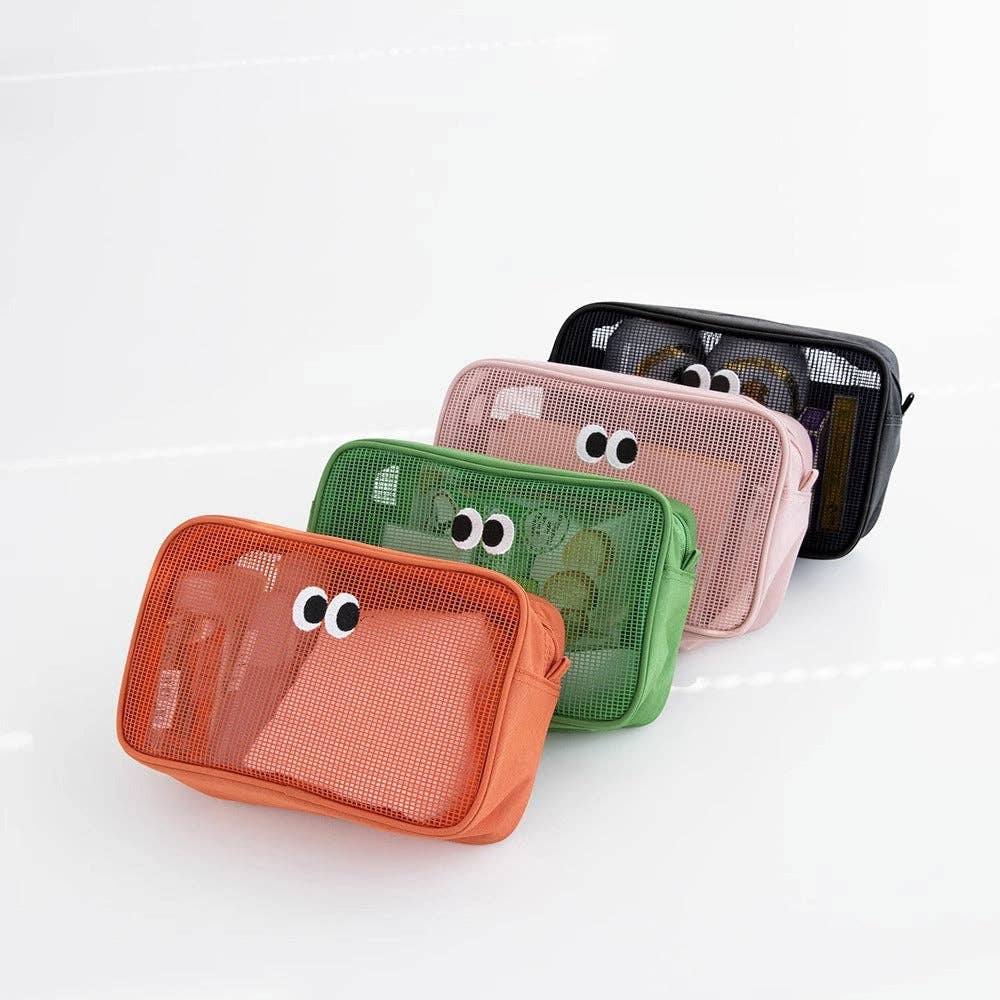 Cute Eyes Portable Mesh Cosmetic Bags MK2BLW6W10BOB665