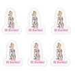 Hi Barbie Small Sticker Set