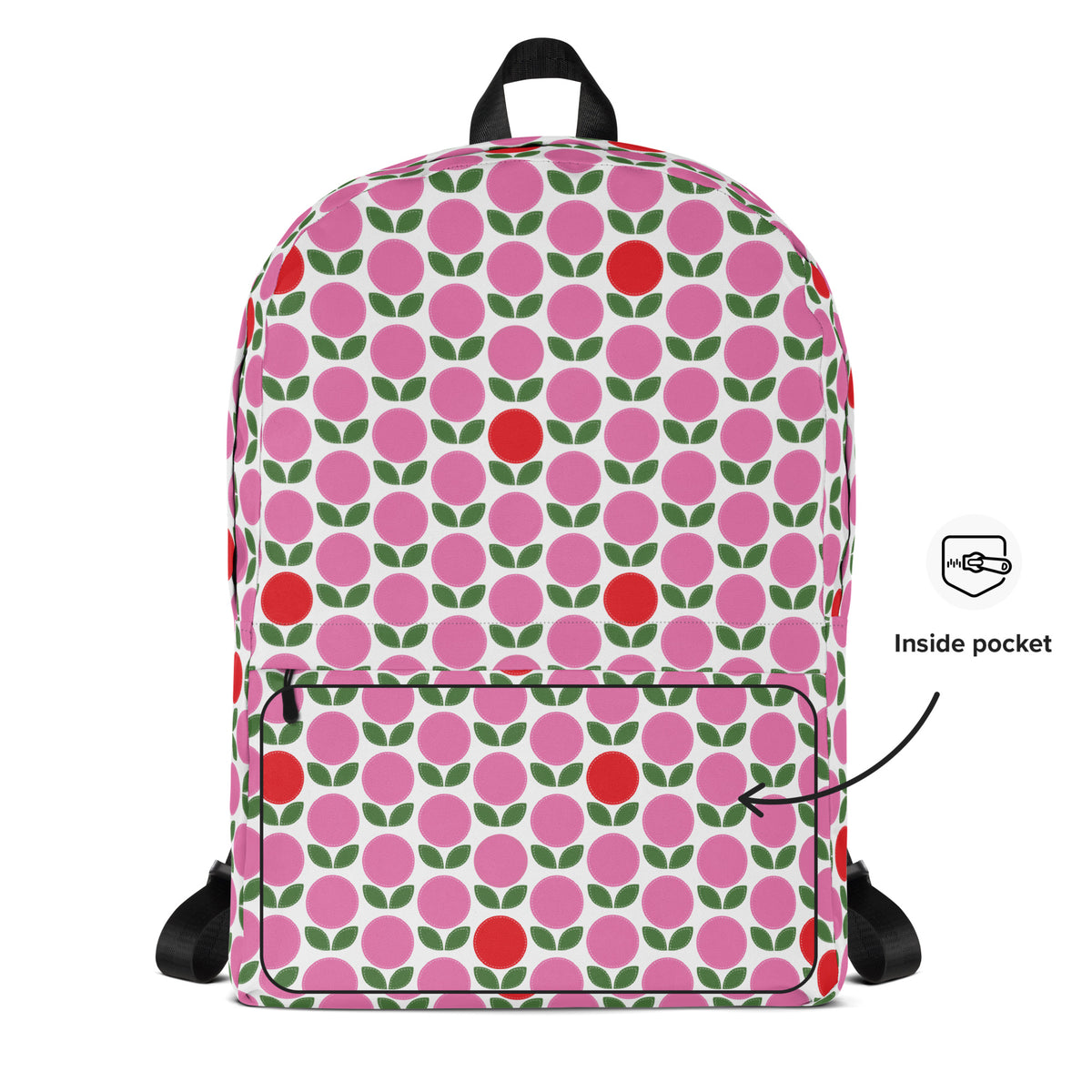 Vintage Sophie & Lili Floral Print Backpack
