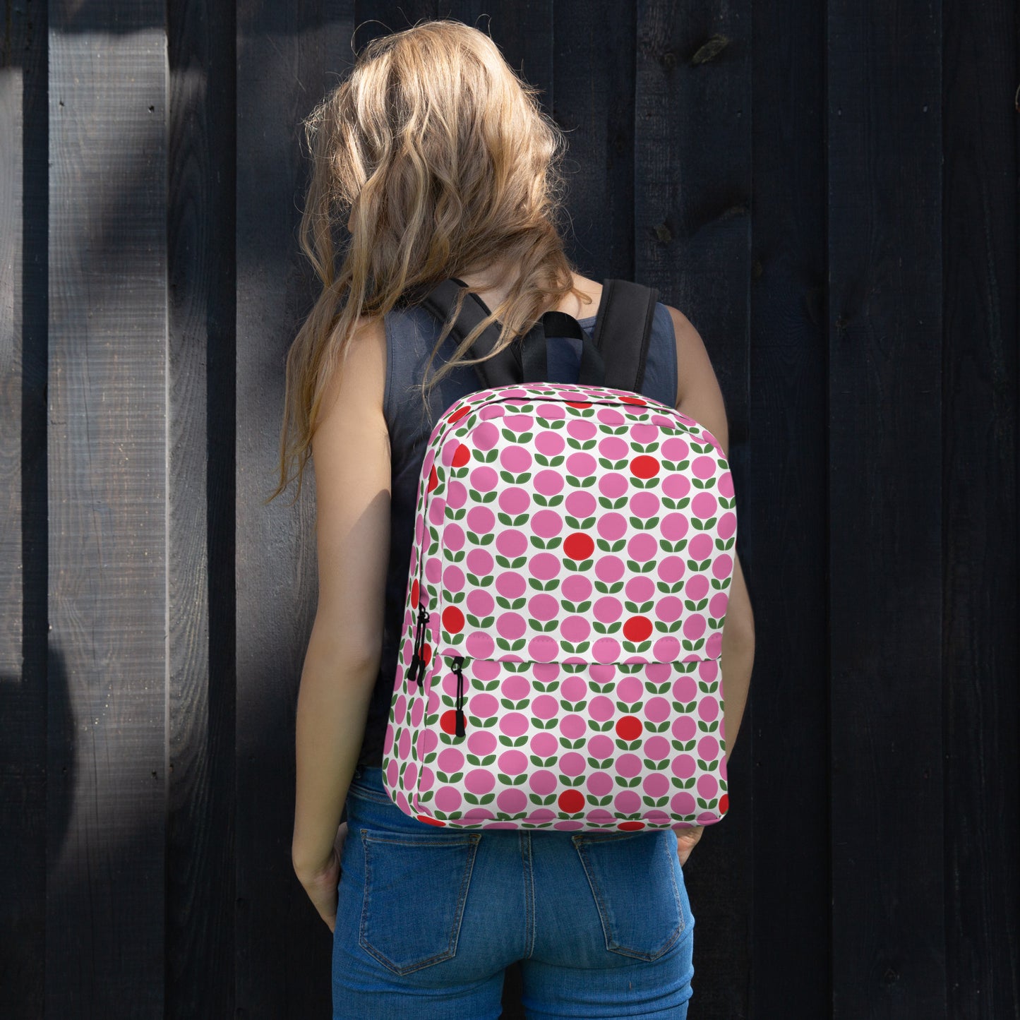 Vintage Sophie & Lili Floral Print Backpack