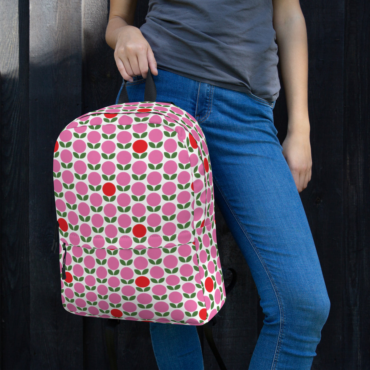 Vintage Sophie & Lili Floral Print Backpack