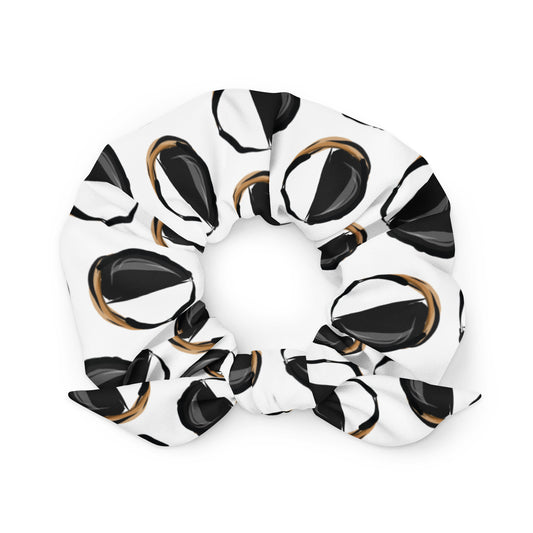 Black & White Cookie Hanukkah Scrunchie