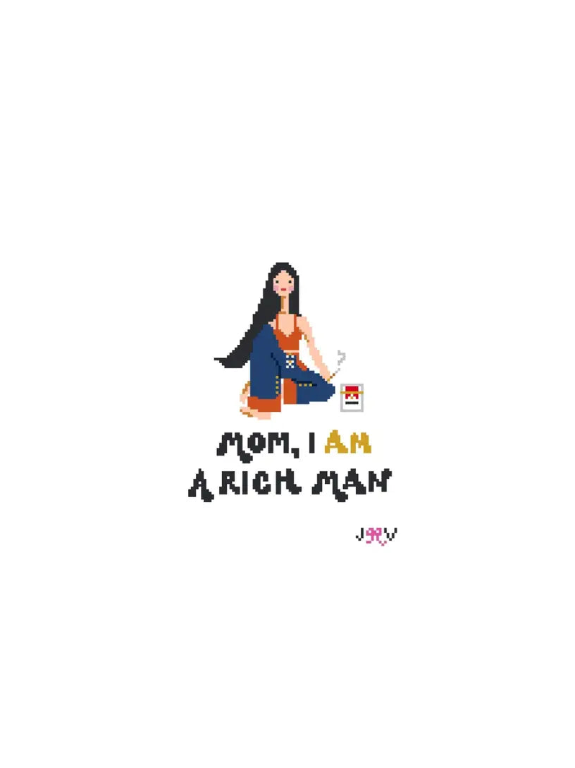 JV187 - Cher Needlepoint Canvas