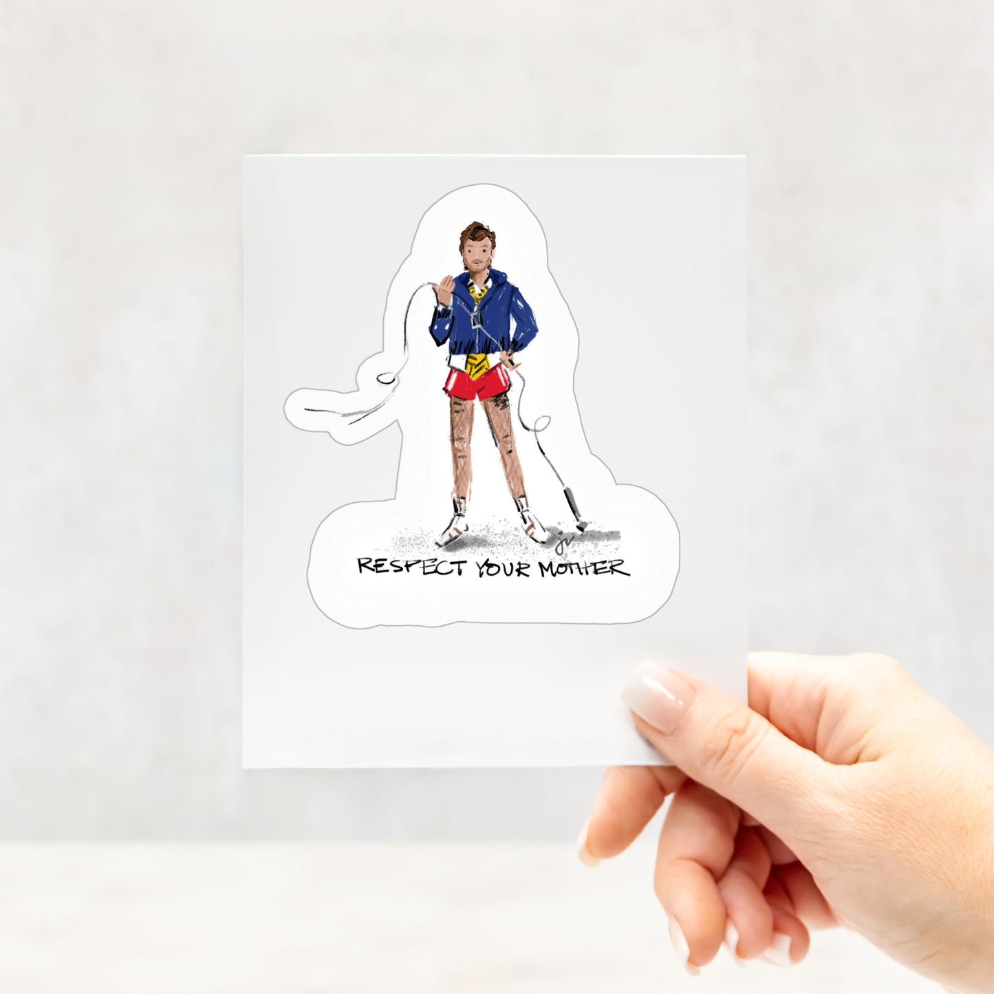 Harry Respect Sticker