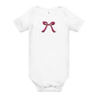 Embroidered Bow Onesie