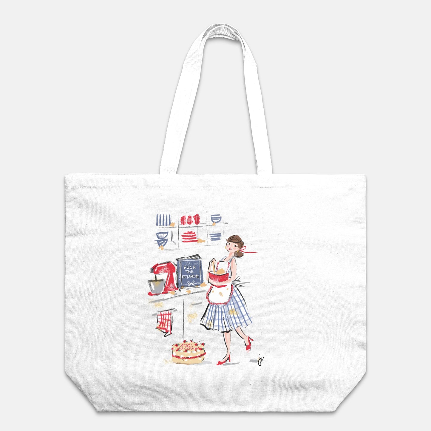 F the Patriarchy Cake Tote