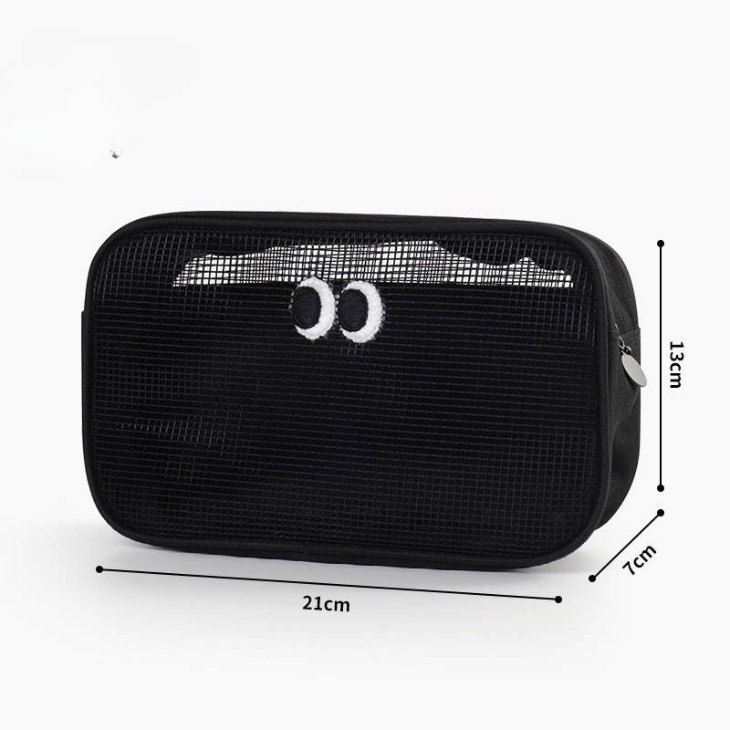 Cute Eyes Portable Mesh Cosmetic Bags MK2BLW6W10BOB665