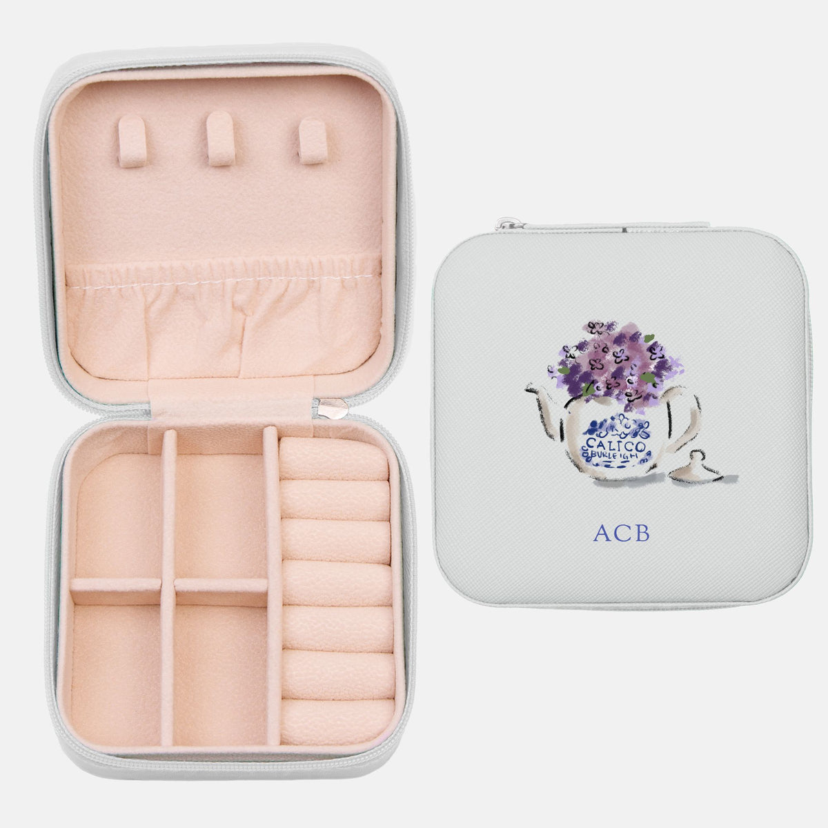 Calico China & Lilac Momma Jewelry Box