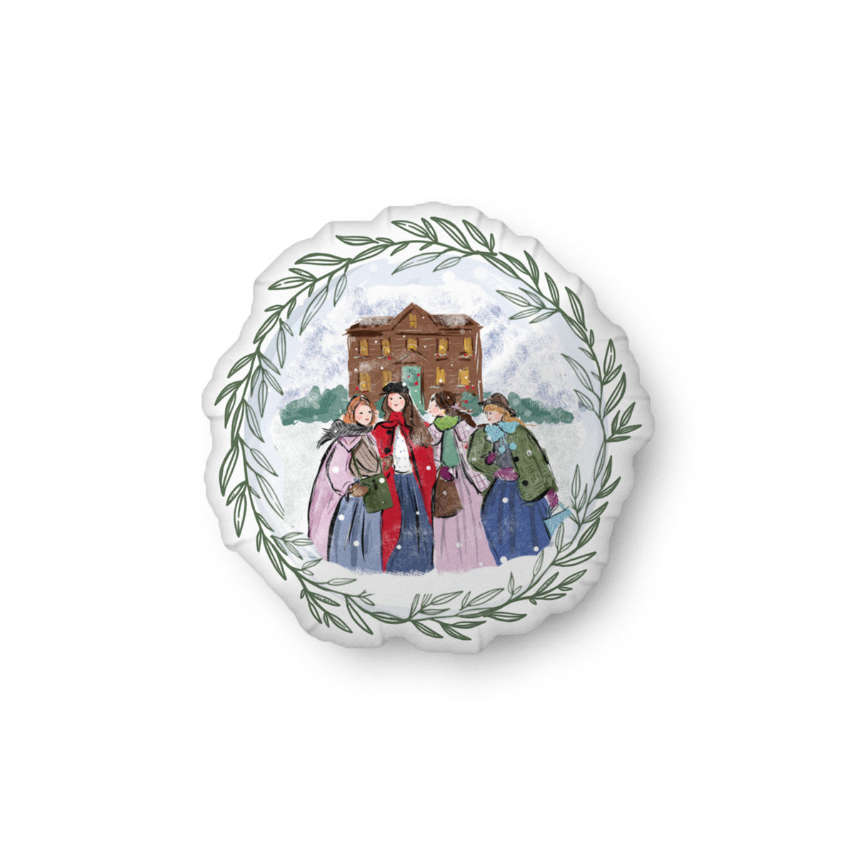 Little Women Winter Pillow
