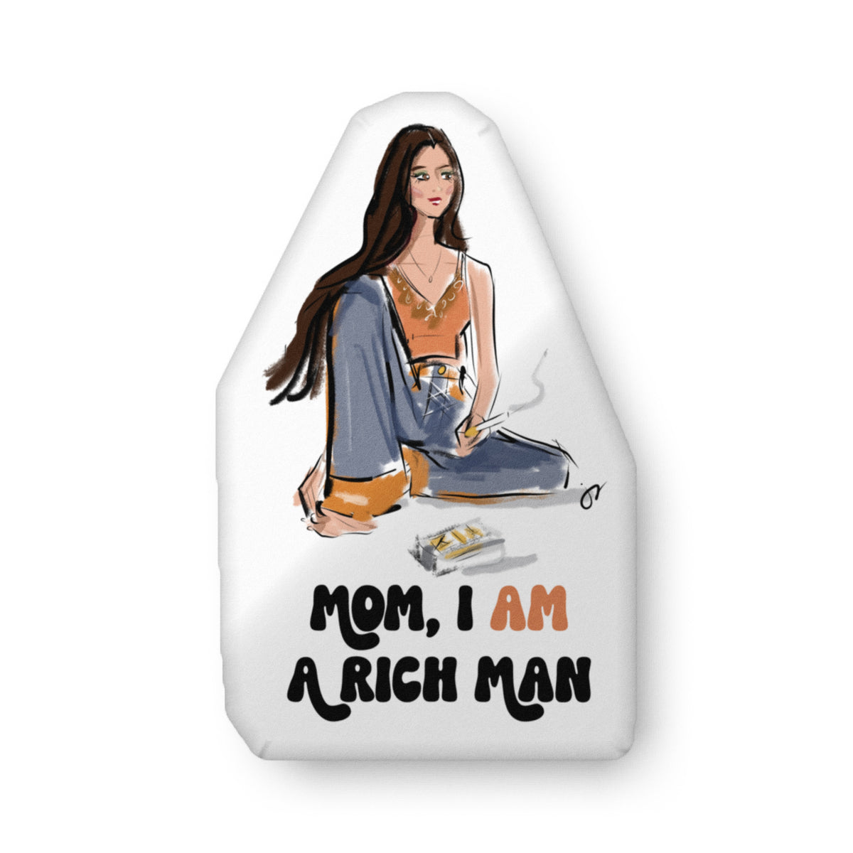 Cher - Mom, I am a rich man pillow doll