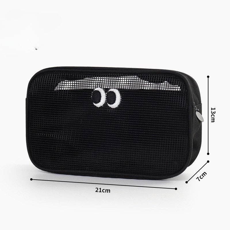 Cute Eyes Portable Mesh Cosmetic Bags MK2BLW6W10BOB665