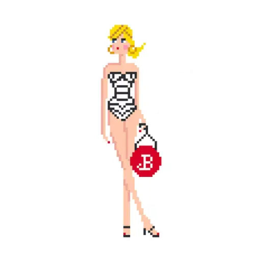 JV173 - Barbie Needlepoint Canvas