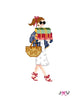 VJV114 - Bookstore Girl Fair Needlepoint Canvas