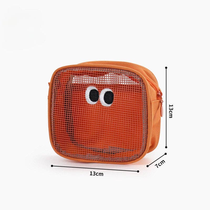 Cute Eyes Portable Mesh Cosmetic Bags MK2BLW6W10BOB665