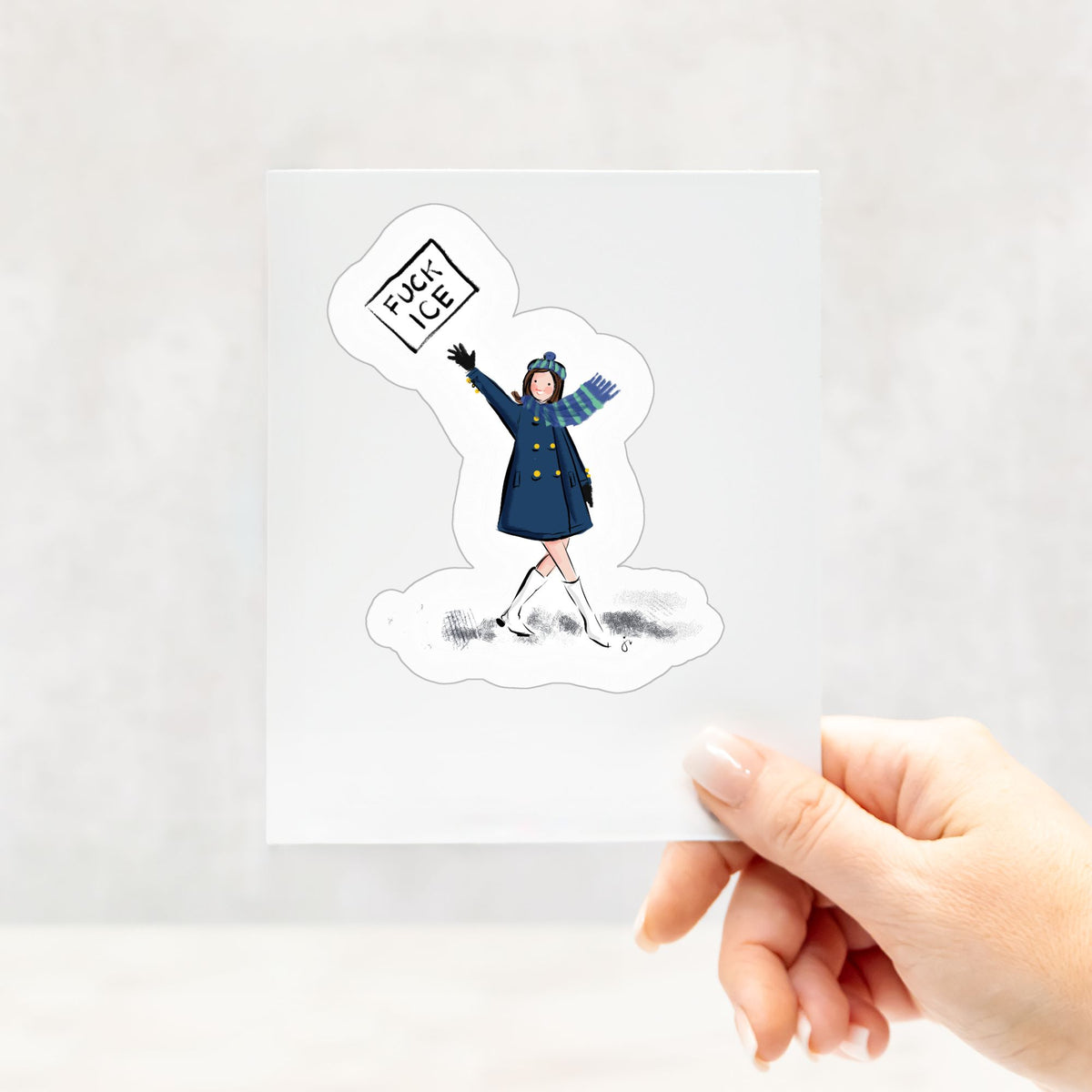 Mary Tyler Moore Minneapolis F Ice Sticker