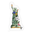 Lady Liberty Champagne Celebration Sticker