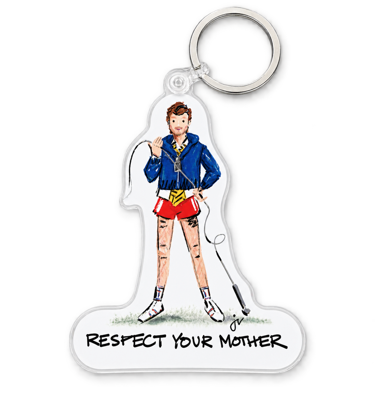 Respect Your Mother Keychain