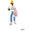 VJV106 - LA Girl Needlepoint Canvas