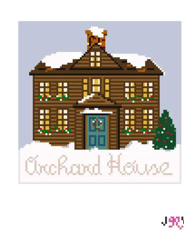 JV130 - Orchard House Needlepoint Canvas