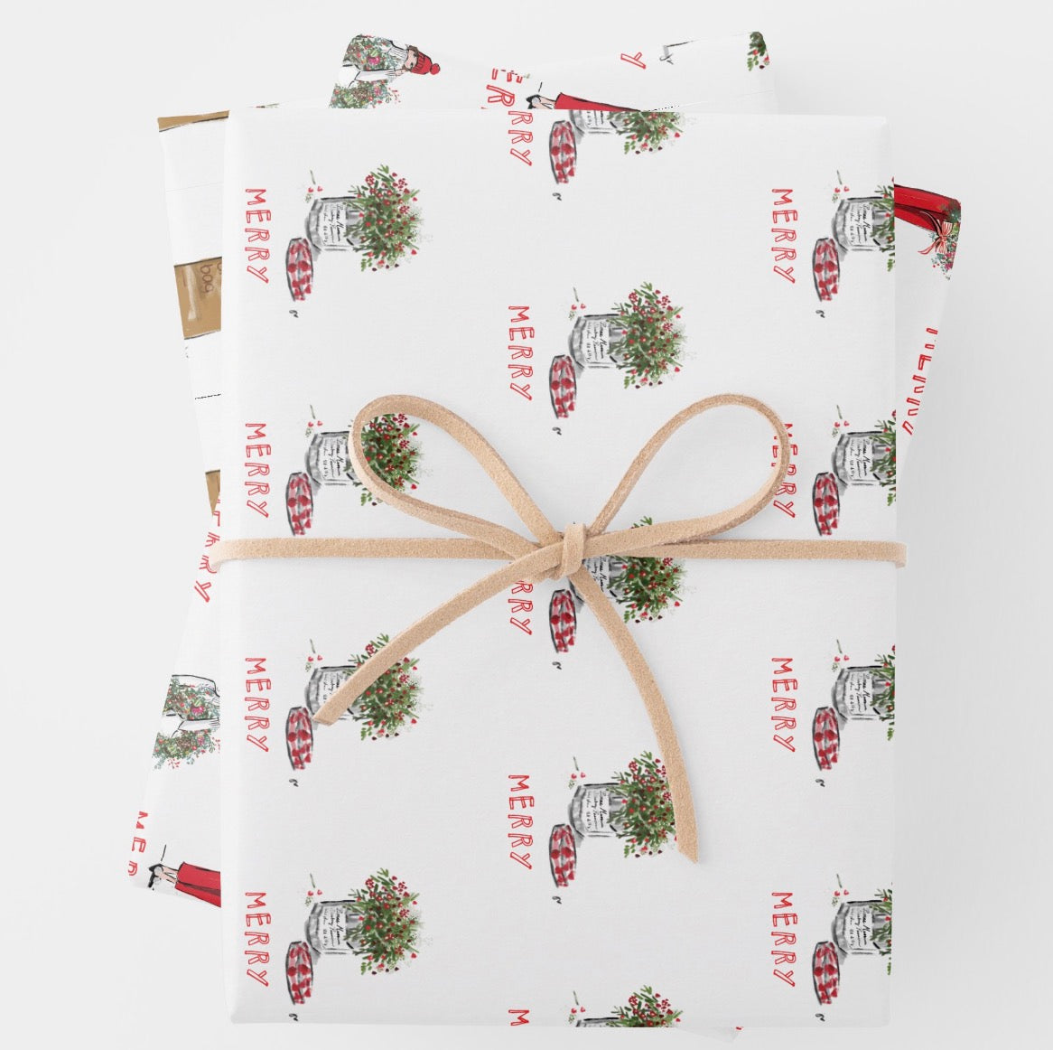 Holiday Trio 2 Gift Wrap Sheets