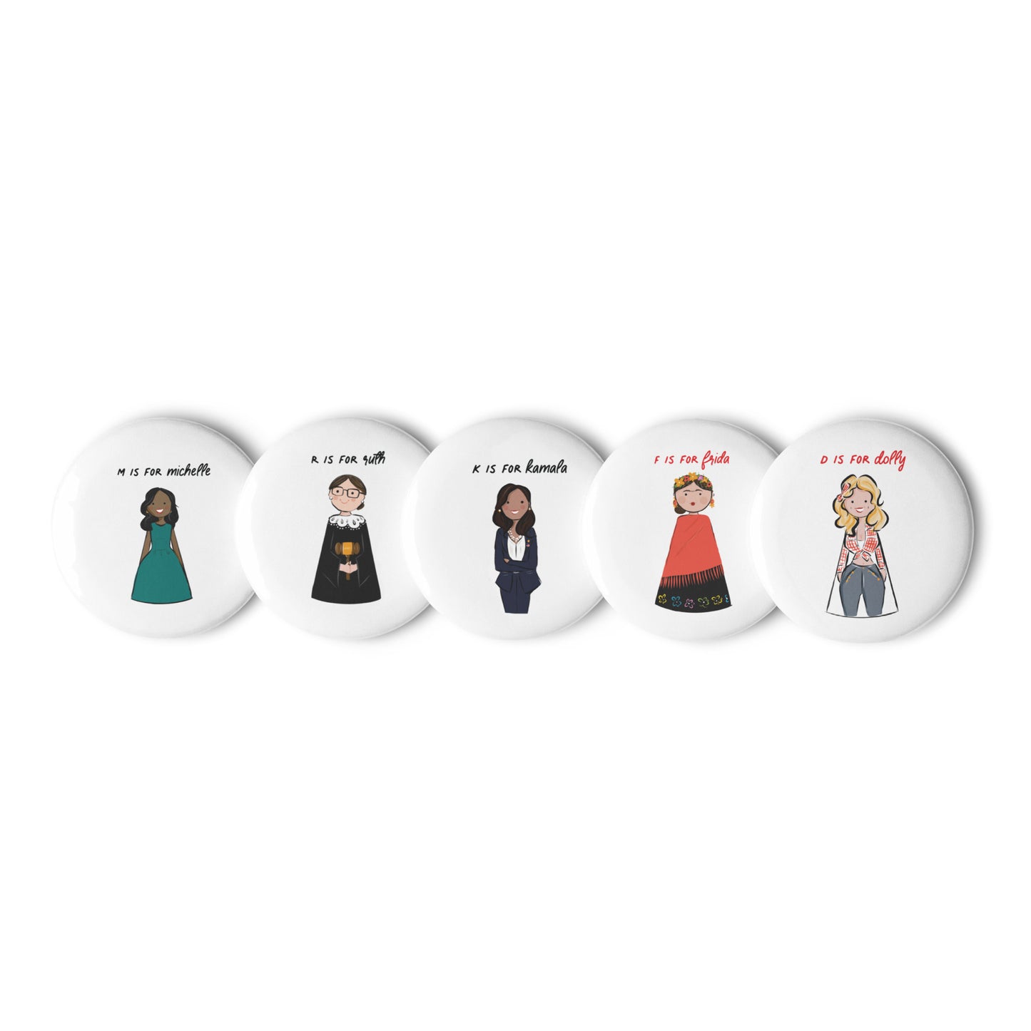 Girl Power Buttons