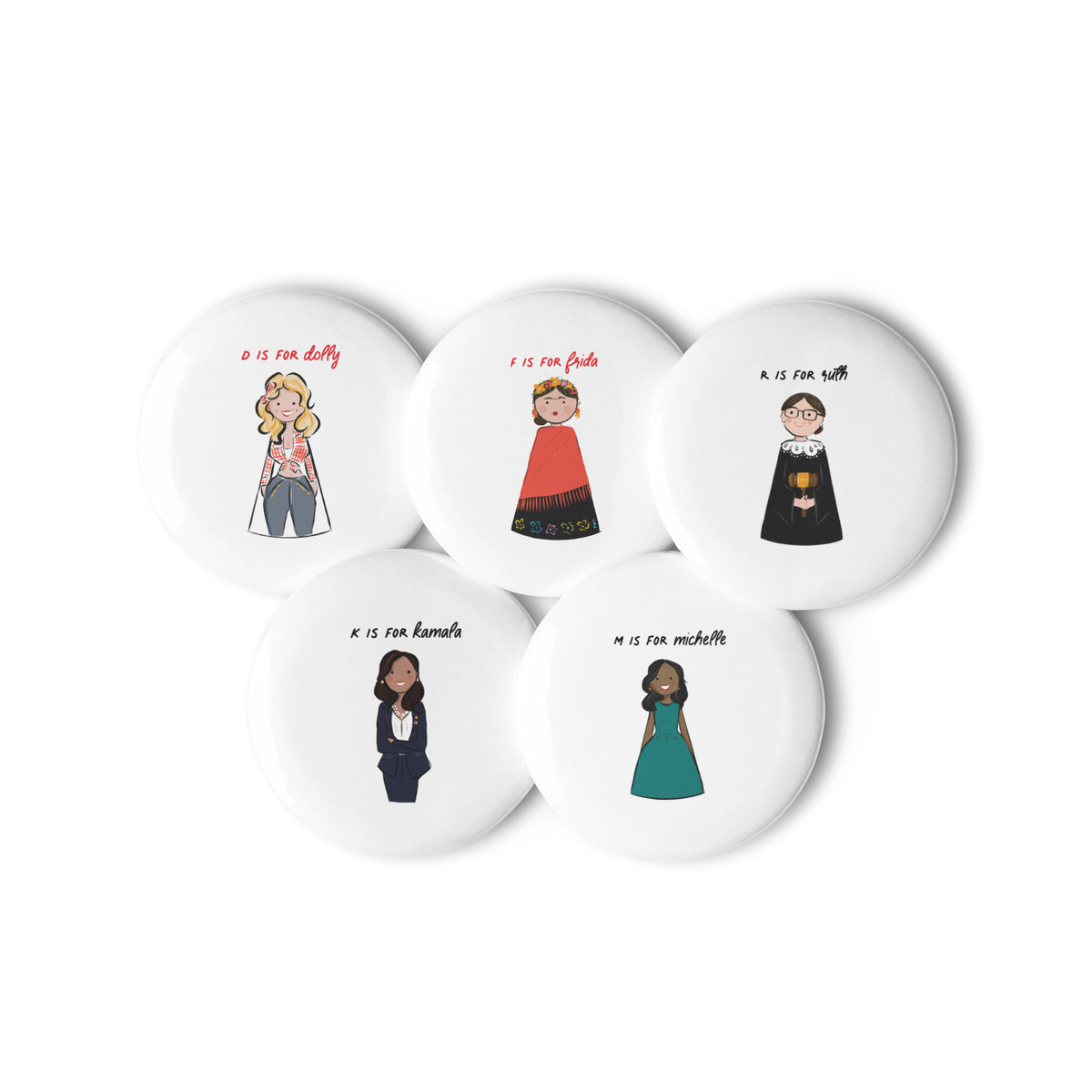 Girl Power Buttons