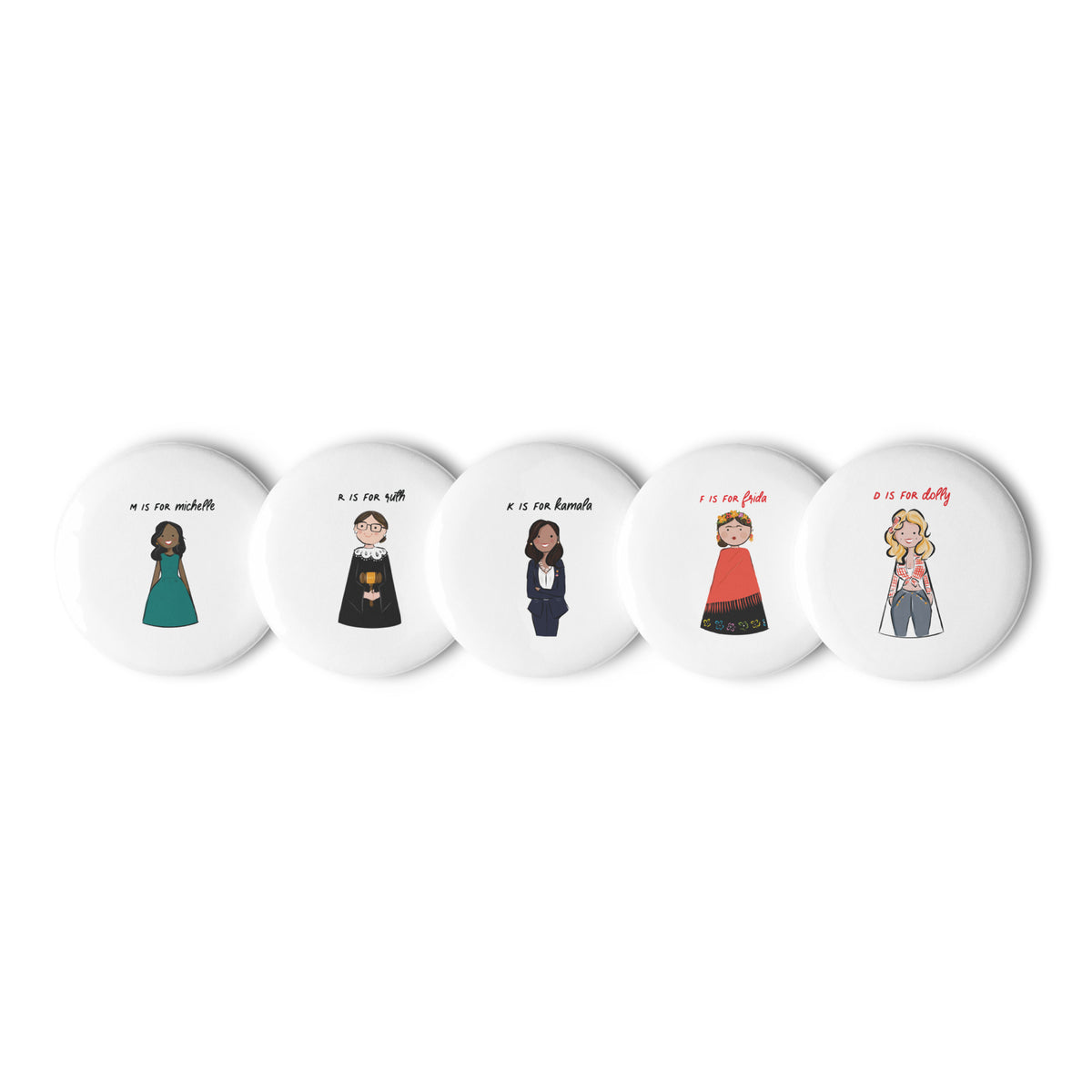 Girl Power Buttons