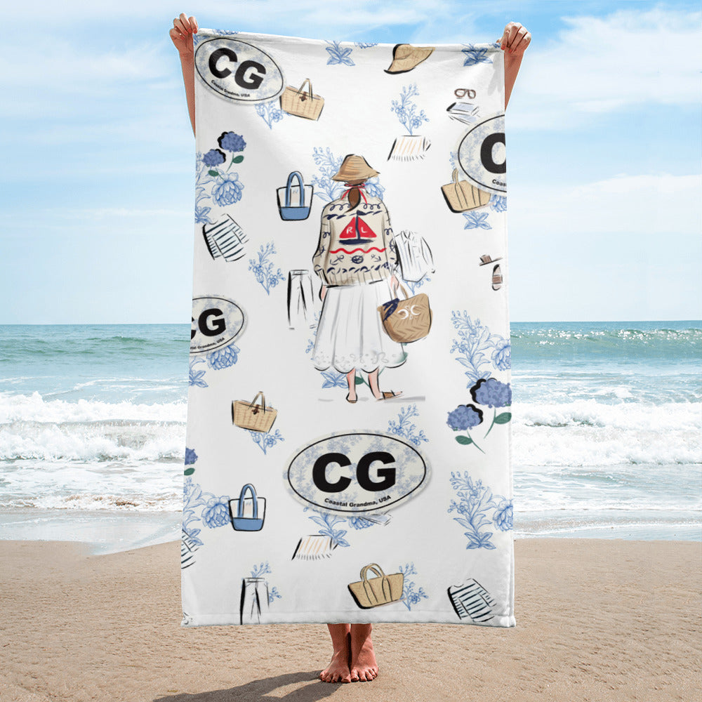 Coast Grandma Beach Towel
