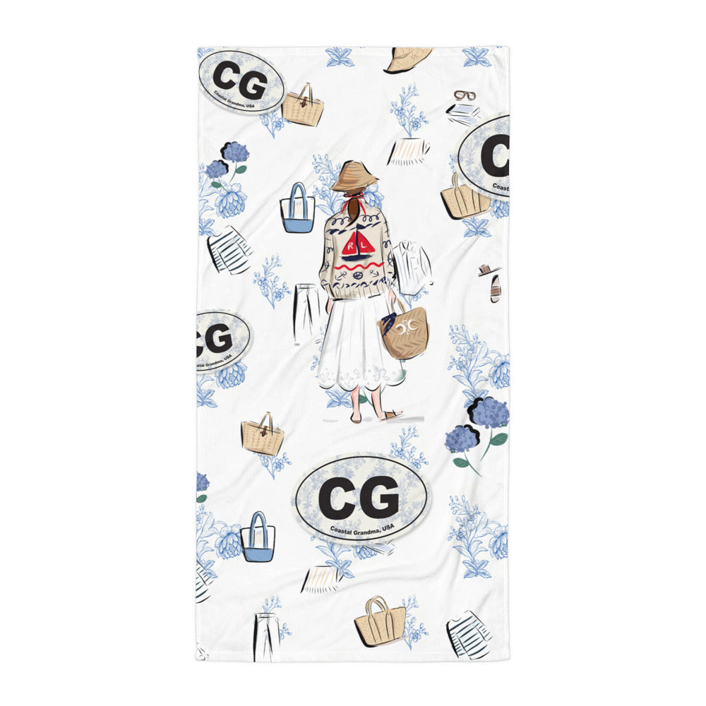 Coast Grandma Beach Towel