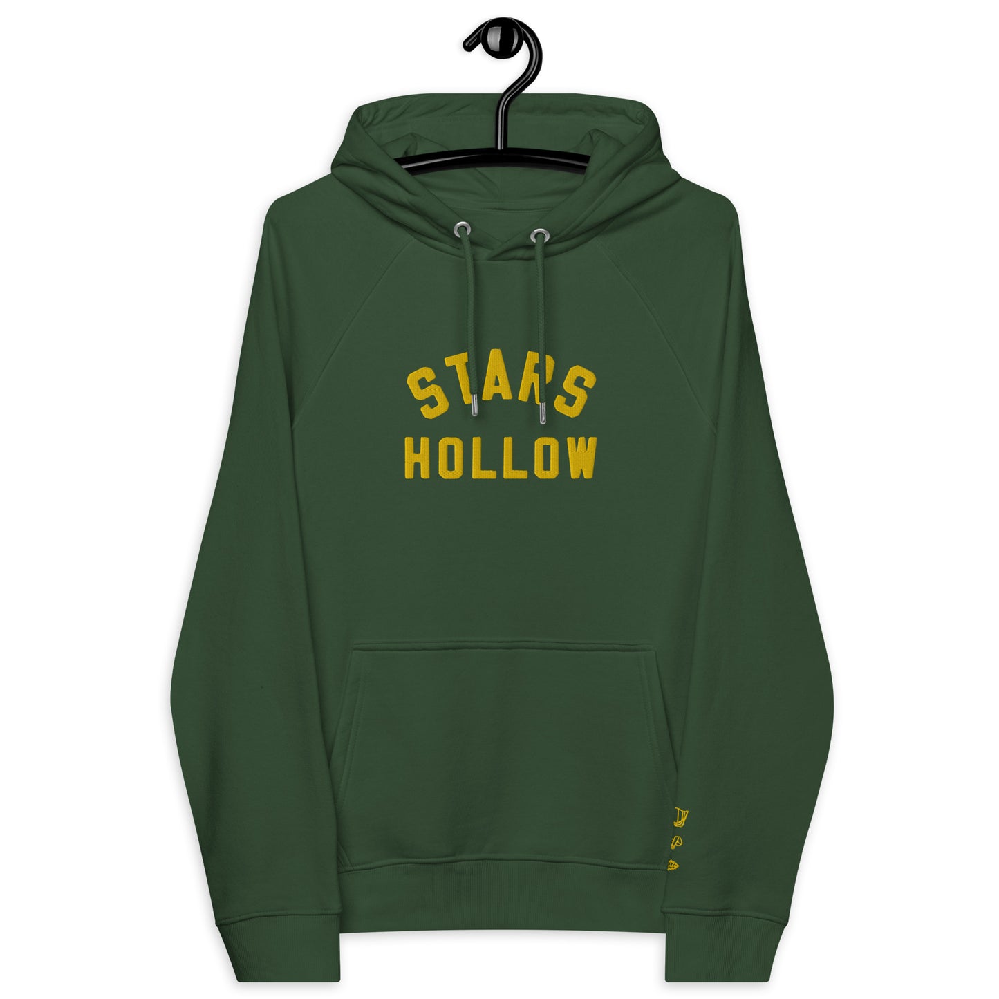 Stars Hallow Unisex Embroidered Raglan hoodie