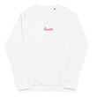 TS Lover Unisex organic raglan sweatshirt