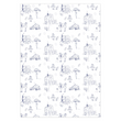 Hanukkah Toile Folded Greeting Cards