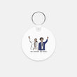 No Justins, No Peace Keychain