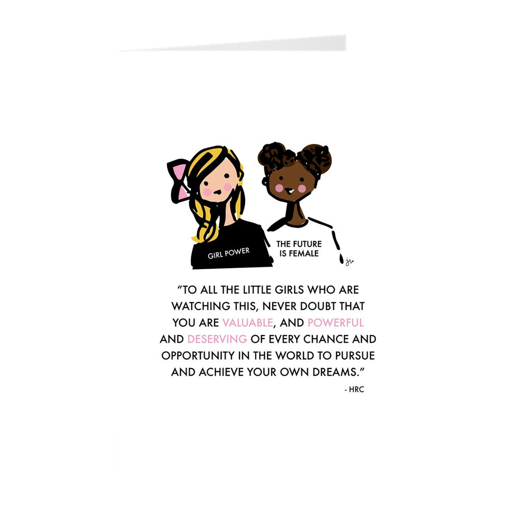 Hillary Clinton Quote Greeting Card