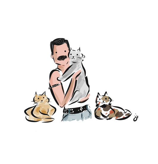 Freddie Mercury Art Print