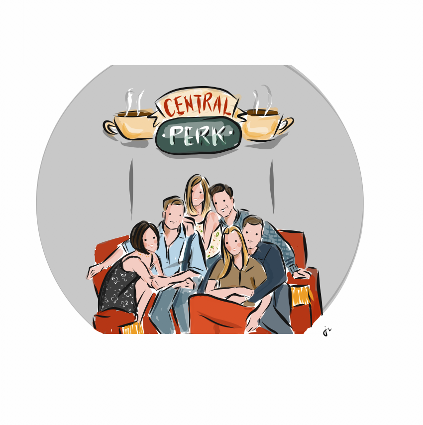 Friends Art Print