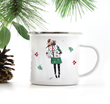 Holiday Girls Camp Mug