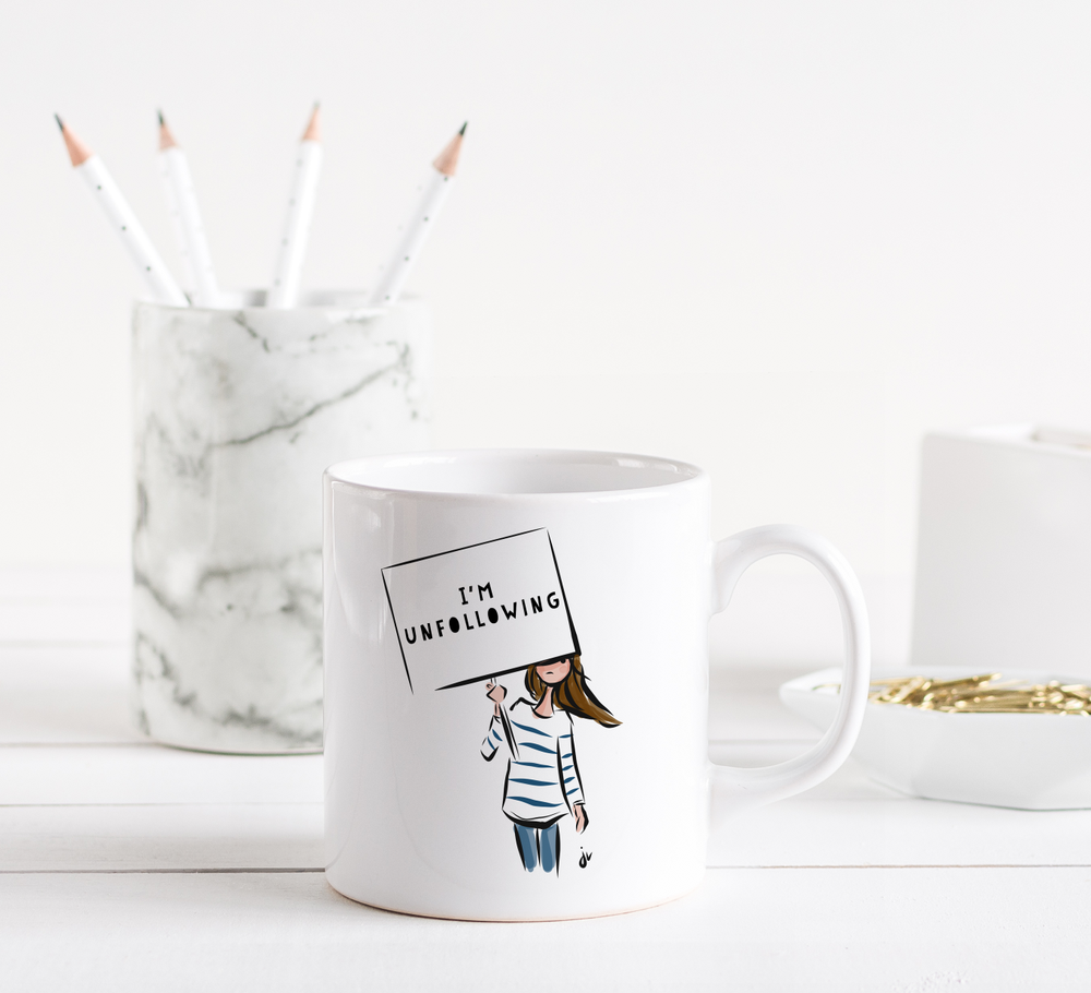 Unfollow Coffee Mug