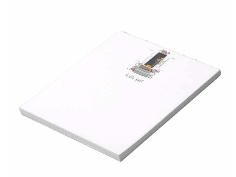 Hello Fall Notepad