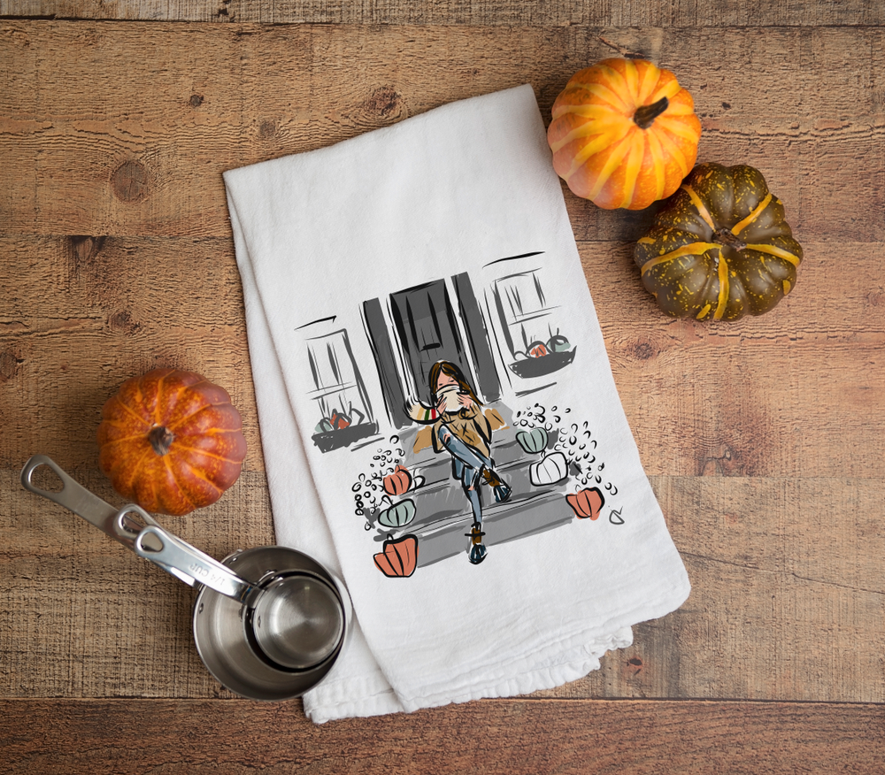 Fall Flour Sack Towels
