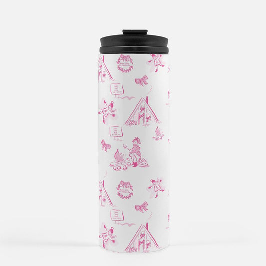 Holiday Toile Burn Down the Patriarchy Tumbler