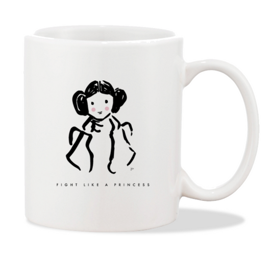 FIGHT LIKE A PRINCESS MUG