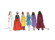 Rainbow Inauguration Art Print - 6 Women