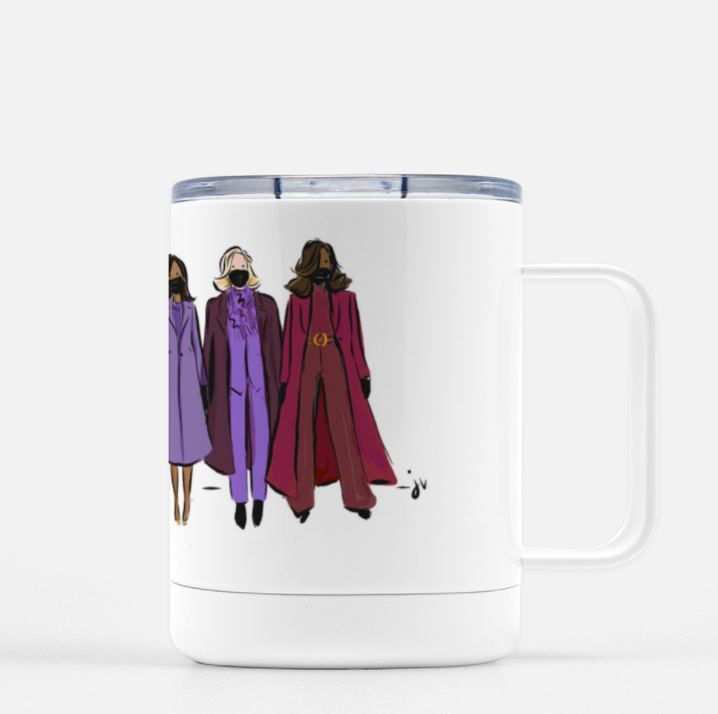 Rainbow Inauguration (9 women) Art Print, Mug, Tote & Tee (sold separately - select from dropdown)