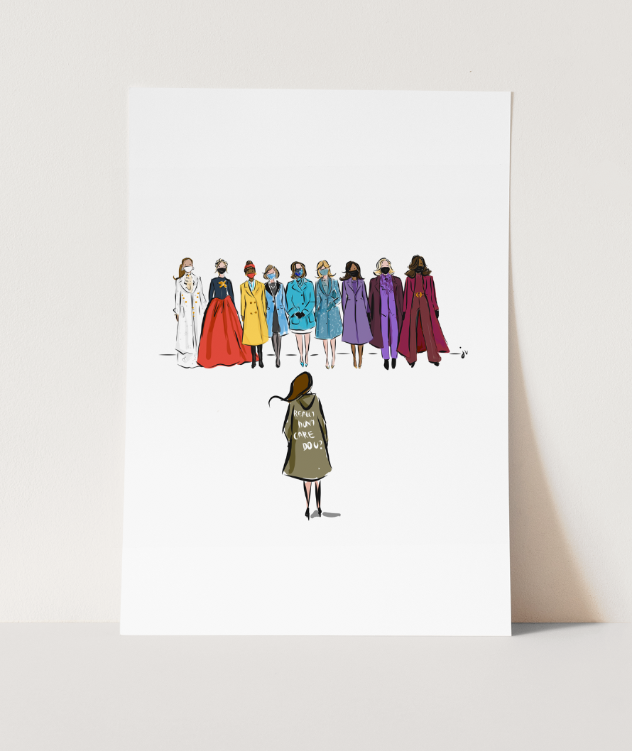 Really Don't Care Do U? Mugs, Art Print, Tote & T-shirt (each sold separately)