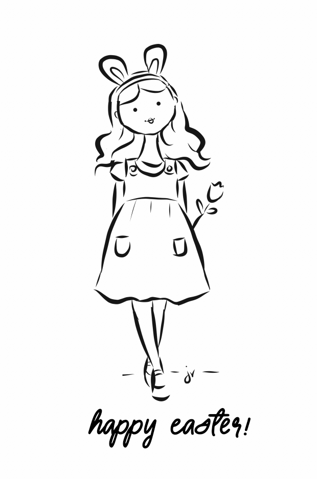 Easter Coloring Page