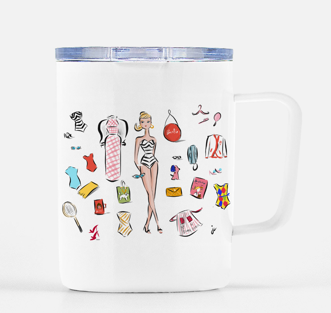 Barbie Love - mug, travel mug tote & cosmetic pouch (sold separately - choose from dropdown)