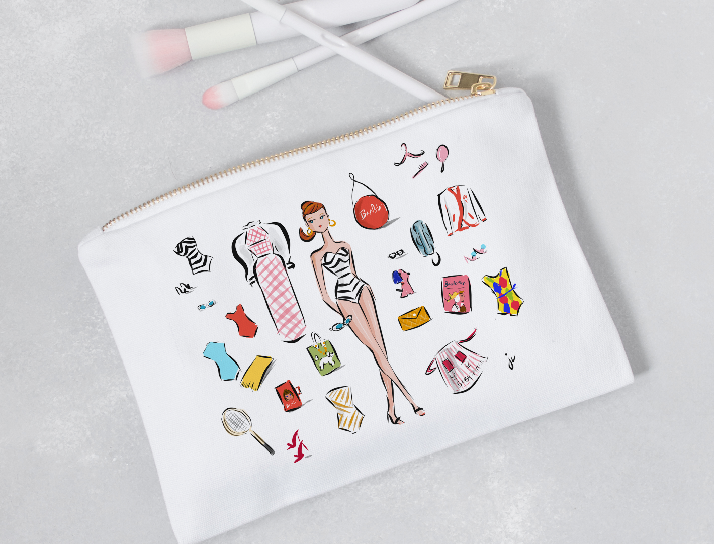 Barbie Love - mug, travel mug tote & cosmetic pouch (sold separately - choose from dropdown)